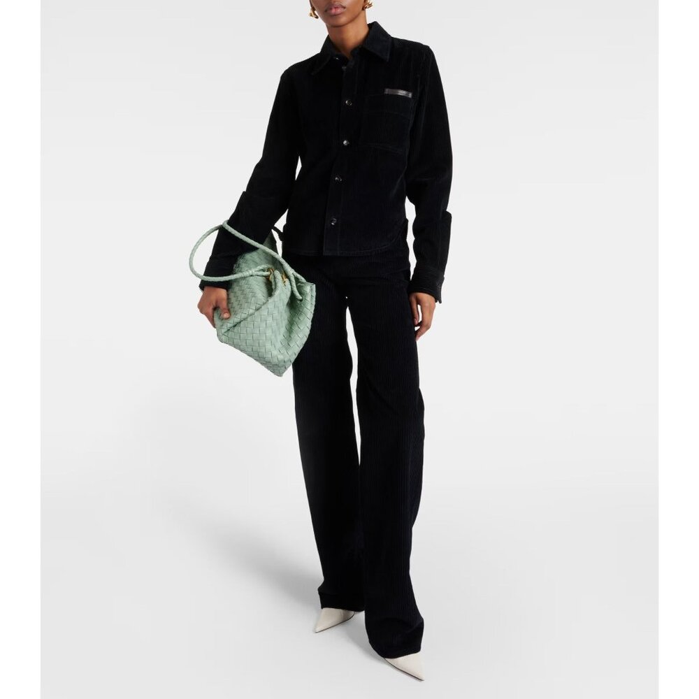 Bottega Veneta Corduroy Pants in Midnight Blue 38 New Womens Trousers - Picture 17 of 17